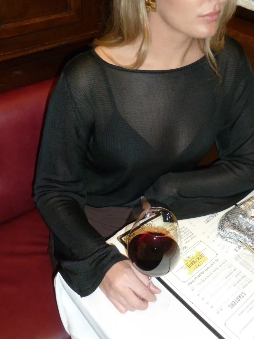 Flash Sale Djerf Avenue Bateau Long Sleeve Top Black