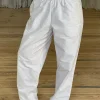New Djerf Avenue Breezy Pants Beige Stripe - Tall