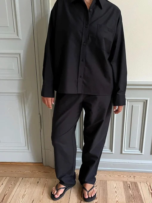 Shop Djerf Avenue Breezy Pants Black