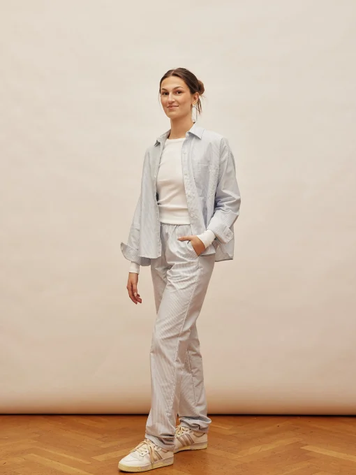 Fashion Djerf Avenue Breezy Pants Blue - Tall