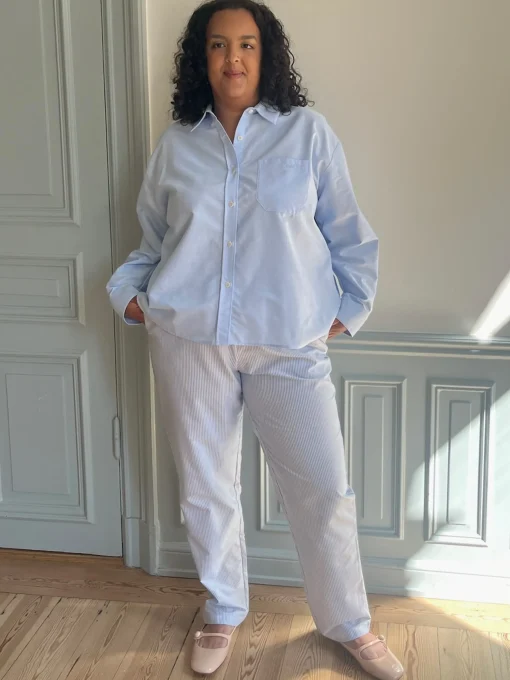 Store Djerf Avenue Breezy Shirt Blue