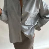 Cheap Djerf Avenue Breezy Shirt Grey