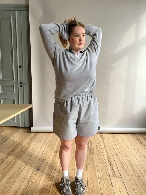 Cheap Djerf Avenue Breezy Shorts Grey