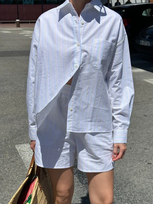 Discount Djerf Avenue Breezy Shorts Rainbow