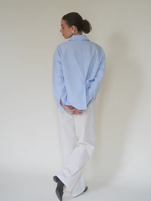 Shop Djerf Avenue Broderie Pants White