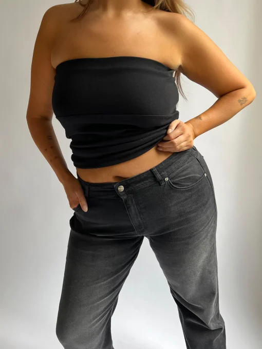 Fashion Djerf Avenue Daily Tube Top Black