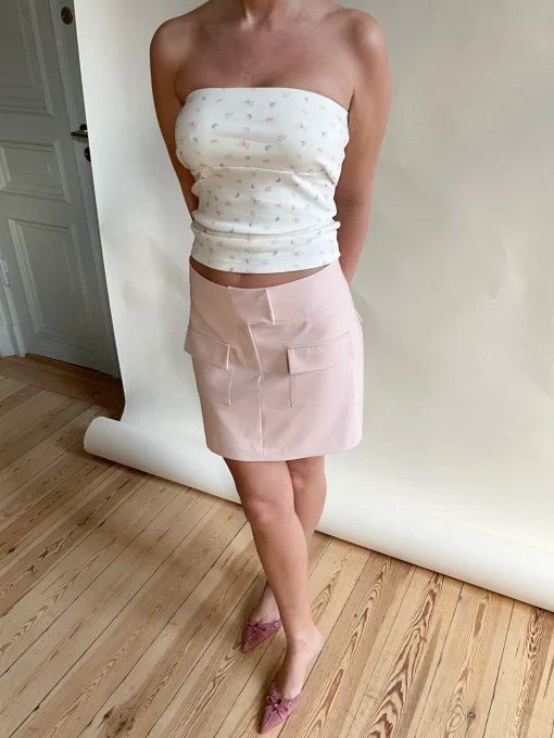 Flash Sale Djerf Avenue Daily Tube Top Butterfly White Butterfly