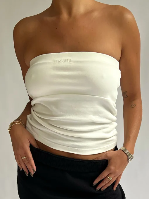 Best Sale Djerf Avenue Daily Tube Top White