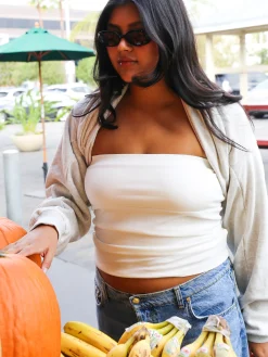 Best Sale Djerf Avenue Daily Tube Top White