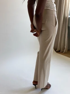 Clearance Djerf Avenue Day-to-day Pants Cream Tall
