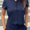 New Djerf Avenue Day-to-day Top Deep Blue
