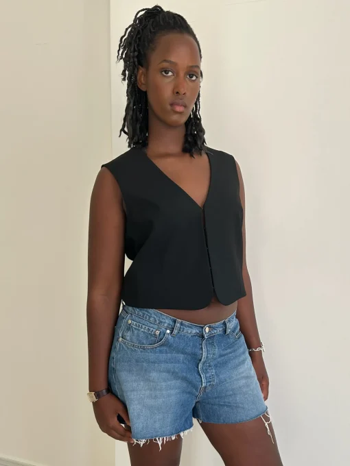 Shop Djerf Avenue Day-to-day Vest Black