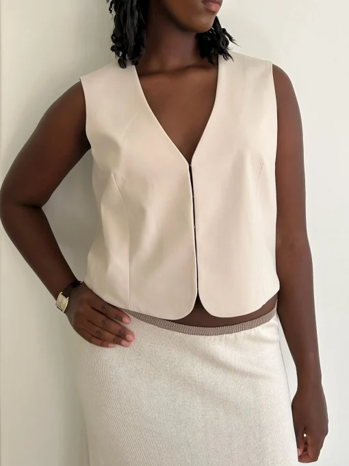 Flash Sale Djerf Avenue Day-to-day Vest Cream