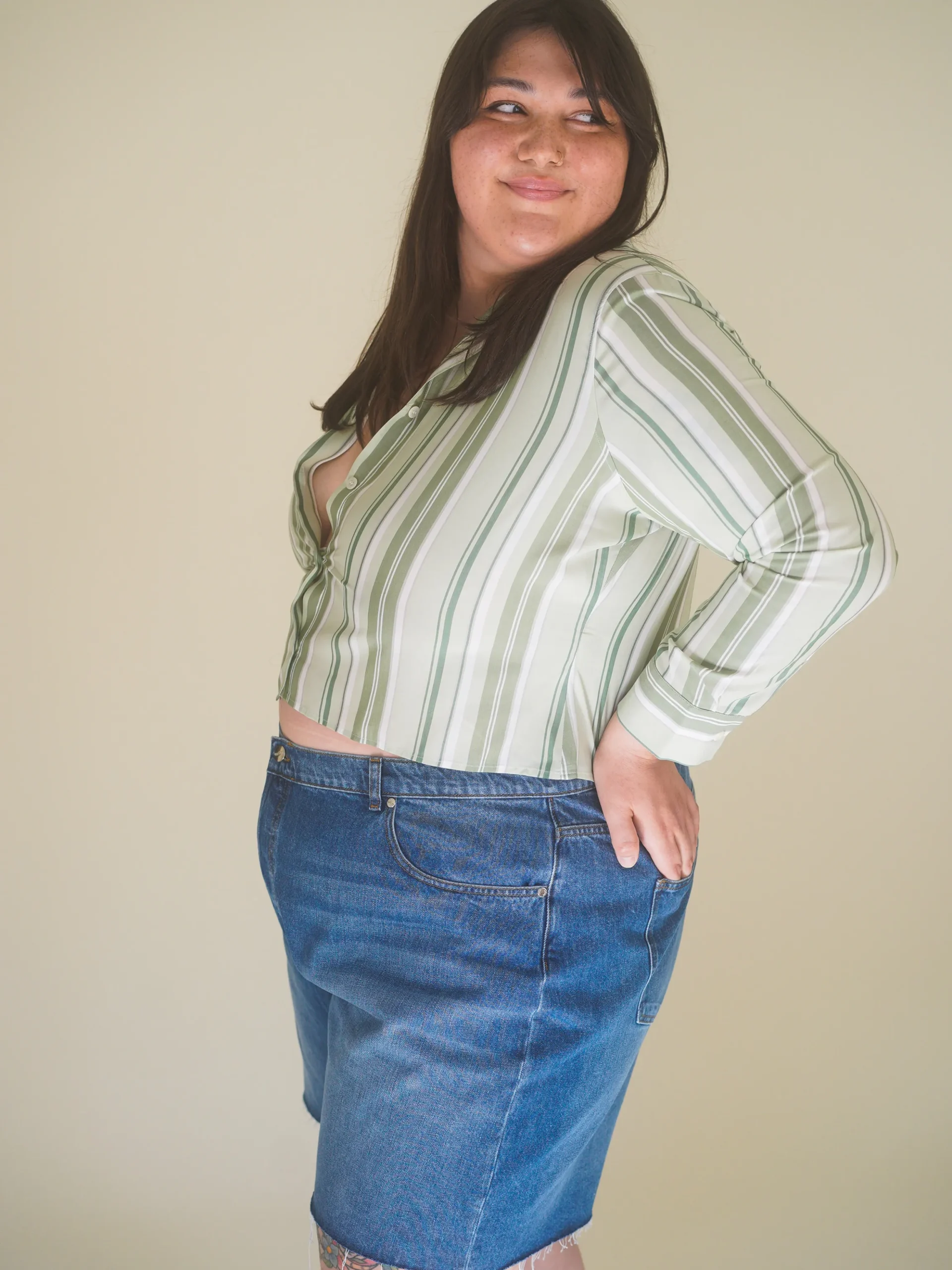 Sale Djerf Avenue Denim Shorts Vintage Blue