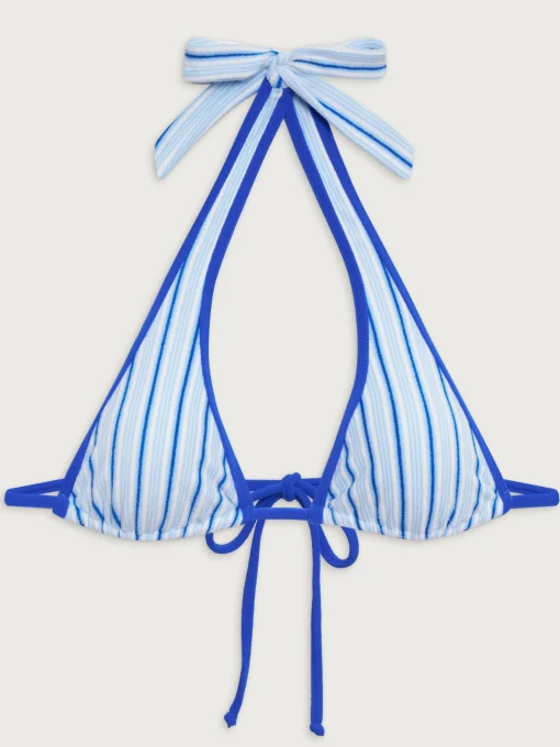 Online Djerf Avenue Diana Terry Bikini Top Seaside Stripe