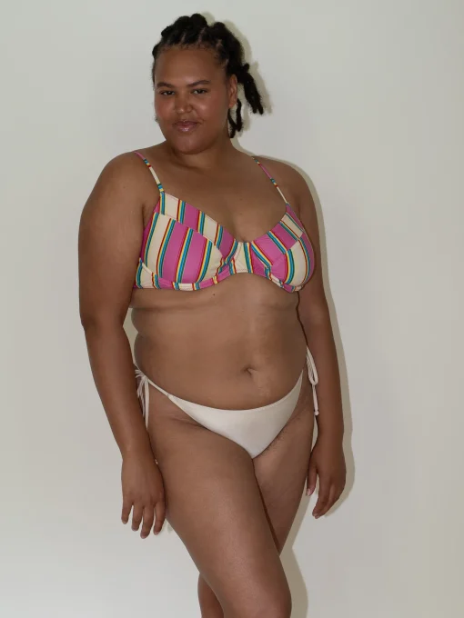 Outlet Djerf Avenue Divine Satin Bikini Bottom Sand Castle