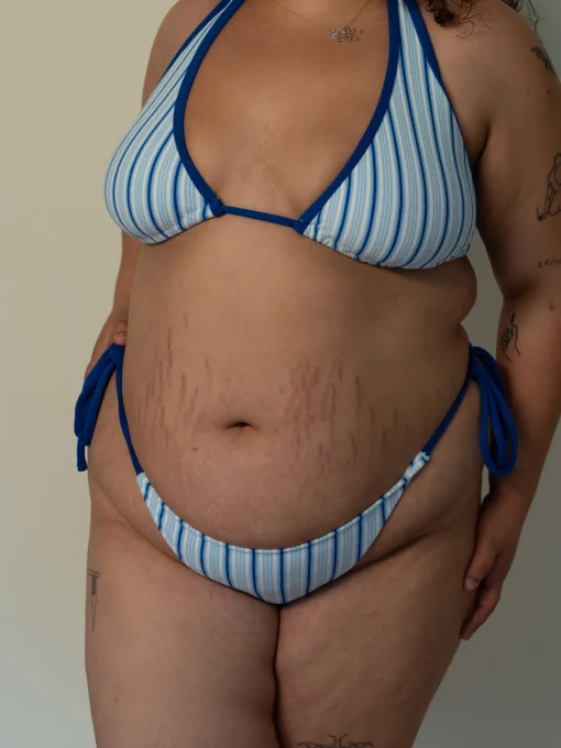 Best Sale Djerf Avenue Divine Terry Bikini Bottom Seaside Stripe