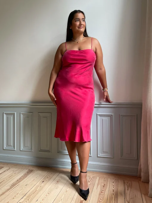 Online Djerf Avenue Dream Dress Midi Sunrise