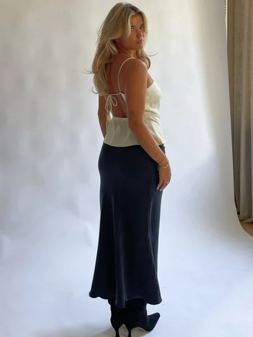 Online Djerf Avenue Dream Skirt Ash