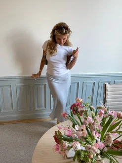New Djerf Avenue Dream Skirt Baby Blue