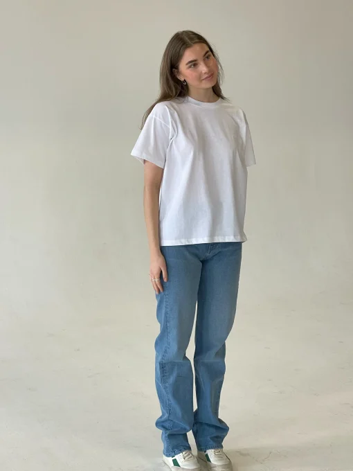 Cheap Djerf Avenue Essential T-shirt White
