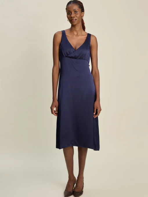 Flash Sale Djerf Avenue Evening Midi Dress Midnight Blue