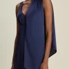 Hot Djerf Avenue Evening Scarf Midnight Blue