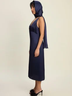 Hot Djerf Avenue Evening Scarf Midnight Blue