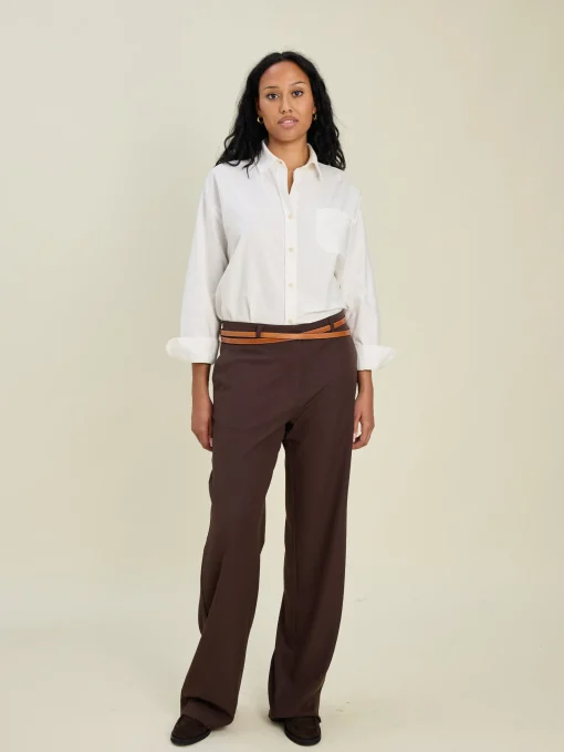 Online Djerf Avenue Everyday Pants Tall Brown