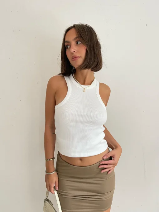 Shop Djerf Avenue Everyday Tank Top White