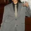 Shop Djerf Avenue Forever Blazer Grey