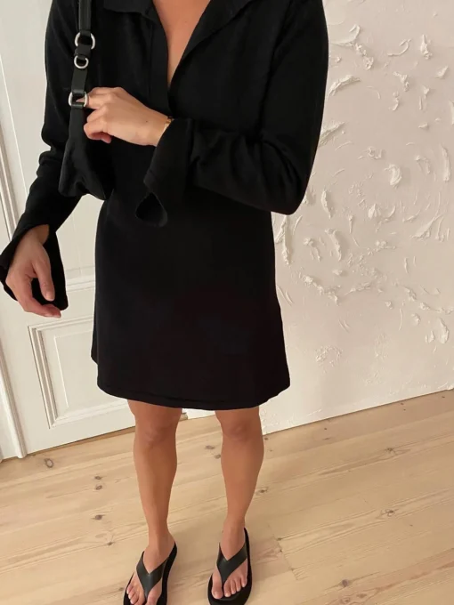 New Djerf Avenue Getaway Dress Black