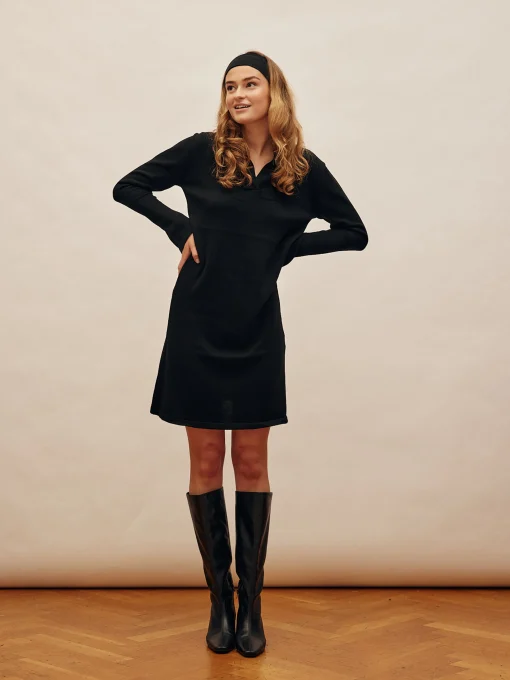 Outlet Djerf Avenue Getaway Dress Black - Tall