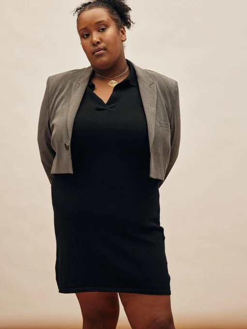 Outlet Djerf Avenue Getaway Dress Black - Tall