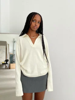 Clearance Djerf Avenue Getaway Top Cream