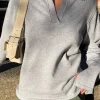 Discount Djerf Avenue Getaway Top Grey Melange