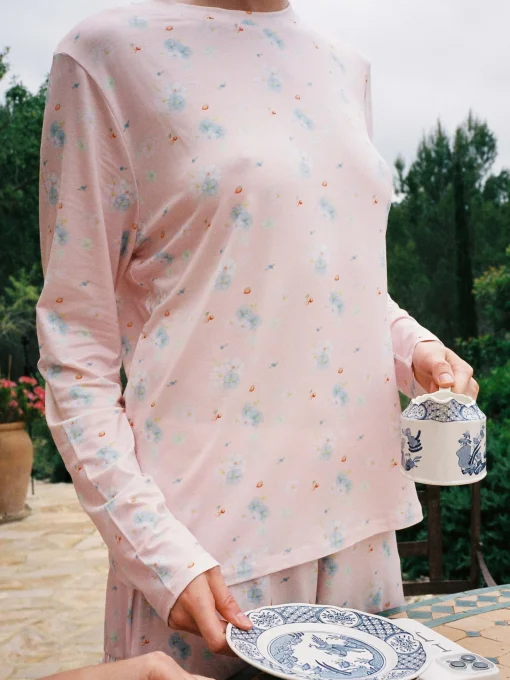Store Djerf Avenue Go Slow Long Sleeve Top Summer Island