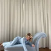 Sale Djerf Avenue Go Slow Pants Blue