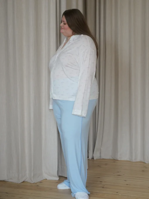 Sale Djerf Avenue Go Slow Pants Blue