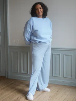 Sale Djerf Avenue Go Slow Pants Blue