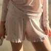 Best Sale Djerf Avenue Go Slow Ruffle Shorts Summer Island