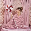 Outlet Djerf Avenue Go Slow Shirt Candy Cane