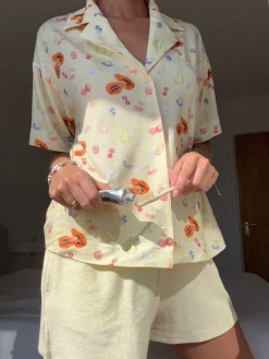 Best Sale Djerf Avenue Go Slow Short Sleeve Top Fruit