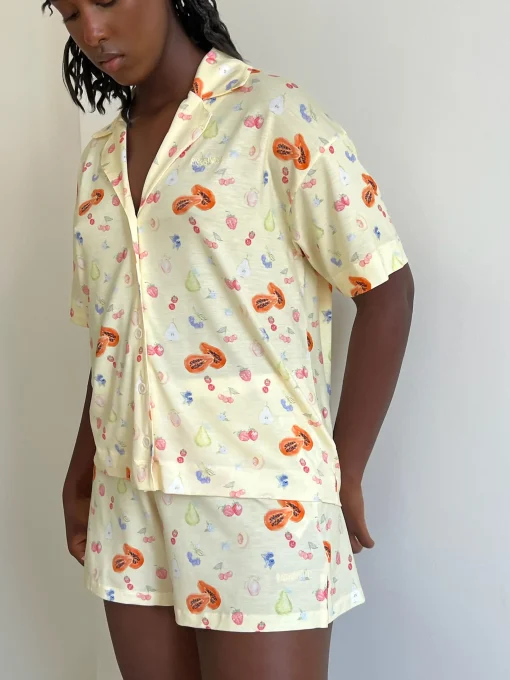 Best Sale Djerf Avenue Go Slow Short Sleeve Top Fruit