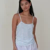 Flash Sale Djerf Avenue Go Slow Strap Top Dream Cake