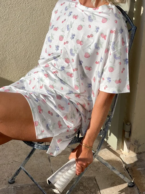 Hot Djerf Avenue Go Slow Tee Summer Berries
