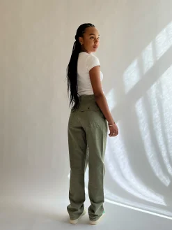 Shop Djerf Avenue Go To Pants Green