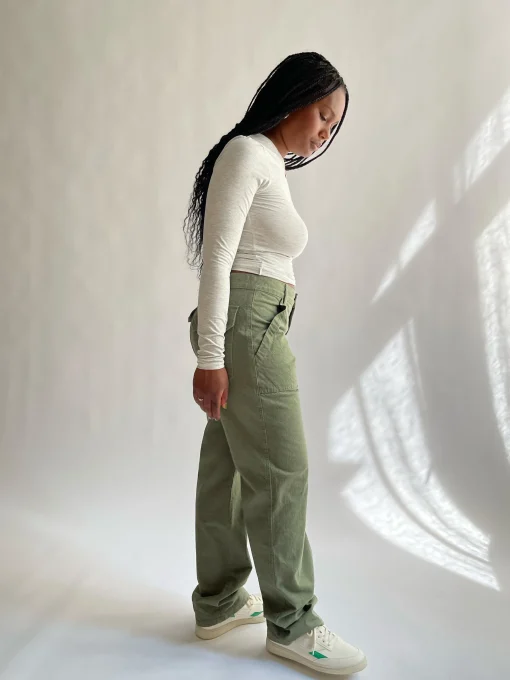 Shop Djerf Avenue Go To Pants Green