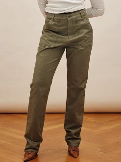 Fashion Djerf Avenue Go To Pants Green - Tall