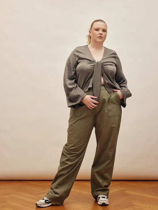 Fashion Djerf Avenue Go To Pants Green - Tall